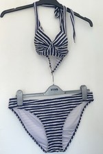 Monsoon Navy And White Bikini