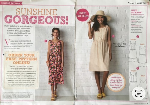 Prima sewing pattern - prima,