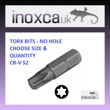 TORX BIT NO HOLE 25mm T4 T5 T6