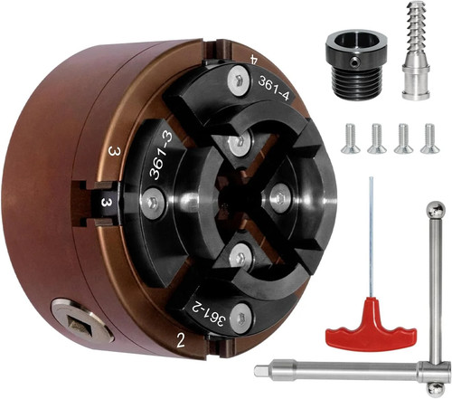 Inch wood lathe chuck set - wood,