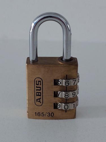 Abus 165 30mm solid - 165/30, brass
