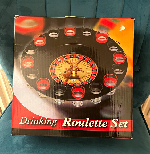 Roulette drinking game set - roulette,