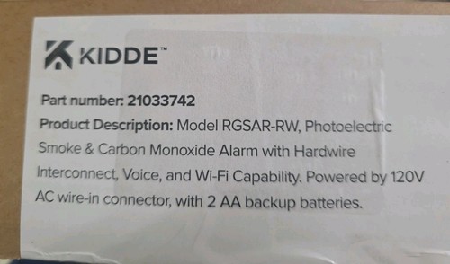 Kidde ring enabled smart smoke - smart,