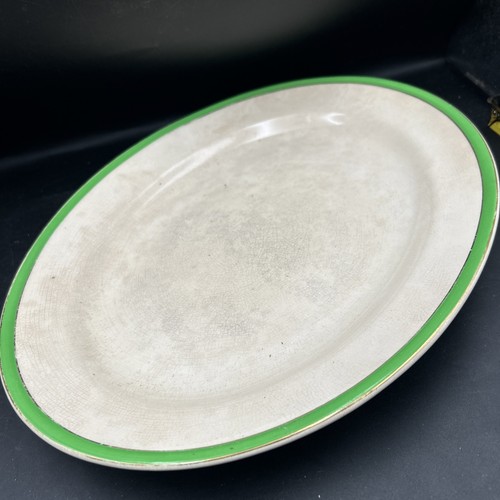 Art deco queen green - art,