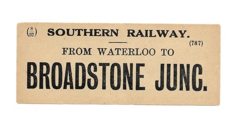 Southern railway luggage - railway, sr