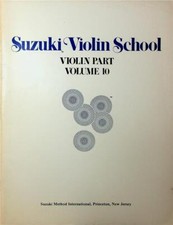 Suzuki Violin School, Vol, 10 Violin Part
