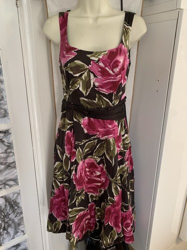 Laura ashley silk dress size - silk,