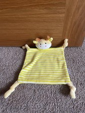 JJ OVCE yellow stripe giraffe security blanket Blankie Comforter