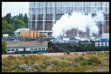 Original AGFA 35mm Rail Slide: OLD OAK COMMON OPEN DAY SHUTTLE: 1981 #1640