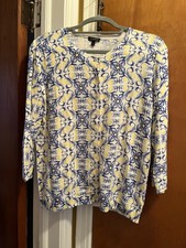 Pretty TALBOTS Sz M Blue W