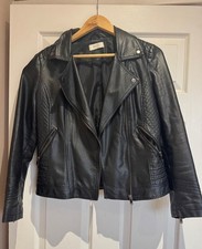 Wallis Faux Leather Jacket