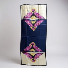 100% Silk Scarf Large Bird &