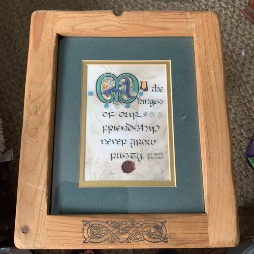 Framed art celtic - art, blessing