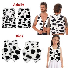 Men Kid Cowboy Waistcoat Open