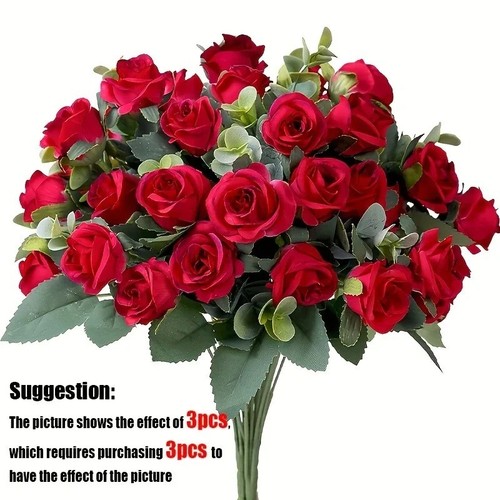 Heads silk rose artificial - heads,