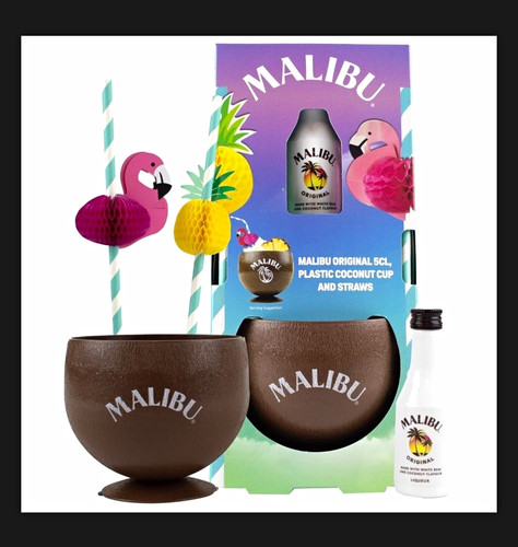 Malibu plastic coconut - malibu, cup