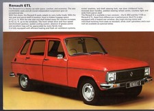 Renault 6 1973-74 UK Market