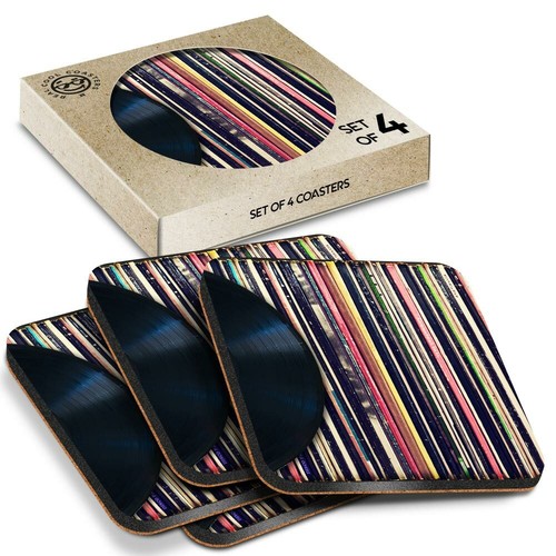 Boxed square coasters - x,