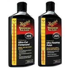 Meguiars M10508 Ultra Cut Compound 105 M20508 Finishing Polish 205 Car Care Megu