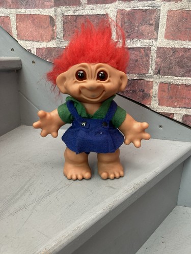 Troll doll vintage red - doll,