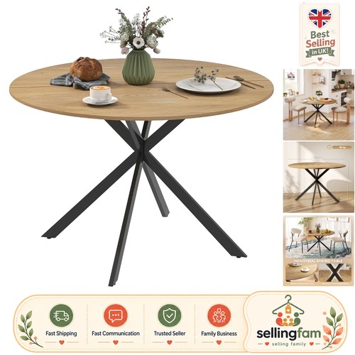 Chic 120cm round dining - 120cm,
