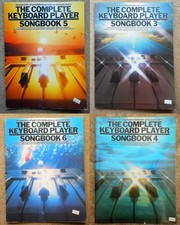 4 Books - The Complete Keyboard Player - Songbooks 3,4,5,6: 73 Tunes Total -1986