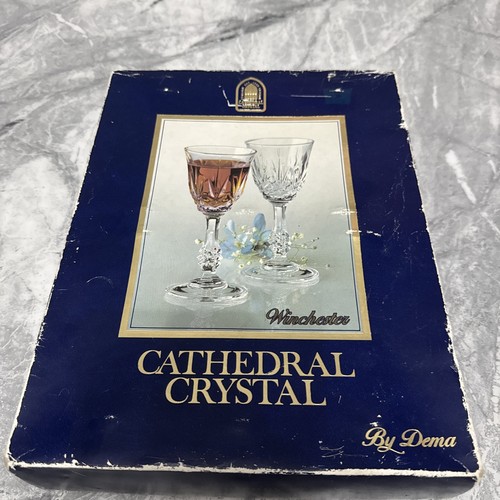 Cathedral crystal set 6 - set,