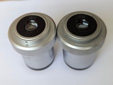 Pair Carl Zeiss 25x dissecting microscope eyepieces