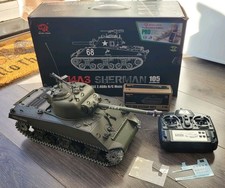 Heng Long 1:16 Fury Sherman M4A3 PRO 2.4G V7 Metal Track RC Tank
