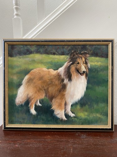 Vintage original oil painting - vintage,