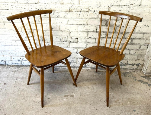 Pair mid century ercol - of,