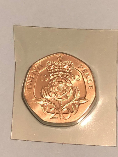 1982 20p twenty pence coin - 20p,