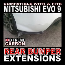 Carbon Rear Bumper Extensions