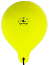 1 x Hurricane Marker Buoy 12" Flo Yellow – Inflated