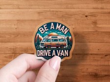Vintage Camper Van Sticker –