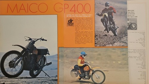 1975 maico gp400 motorcycle - maico,