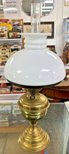 Vintage brass oil - brass,