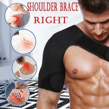 Left/ Right Shoulder Brace Rotator Cuff Support Belt Arm Sling Sleeve Pain Relie