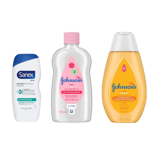 Johnson travel toiletries - johnson's,