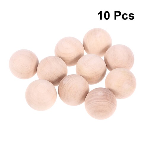 Pcs decorative wood - 10, balls