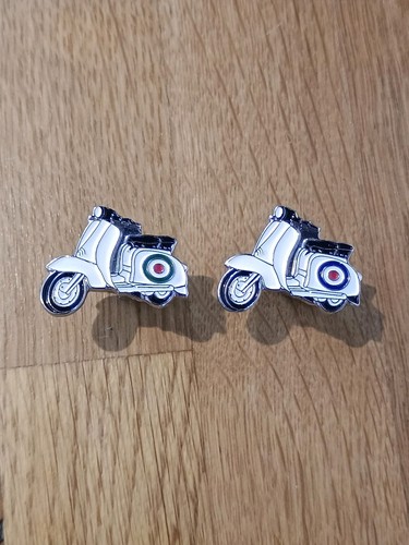 Mod scooter cufflinks - mod,