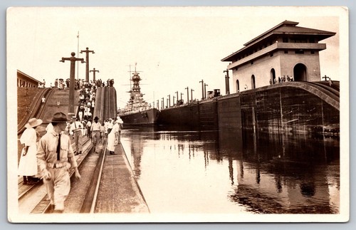 Rppc hms hood - hood, british