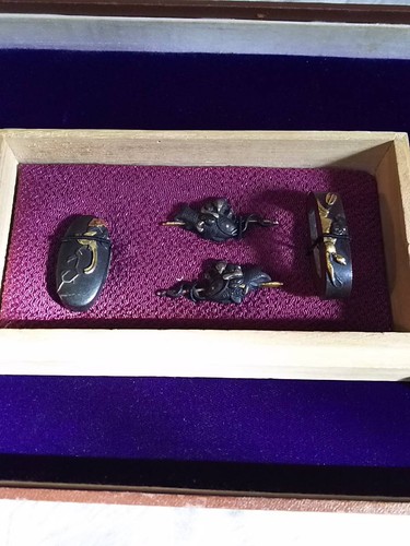 Edo samurai fuchi kashira - samurai,