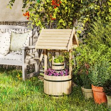 Outsunny Wishing Well Planter