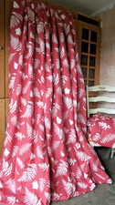 Fabulous Vanessa Arbuthnott Fern & Dragonfly Large Interlined Curtains Pair 1