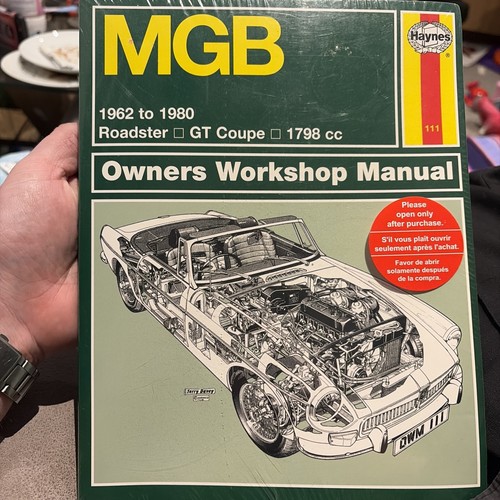Mgb 1962 1980 haynes owners - 1980,