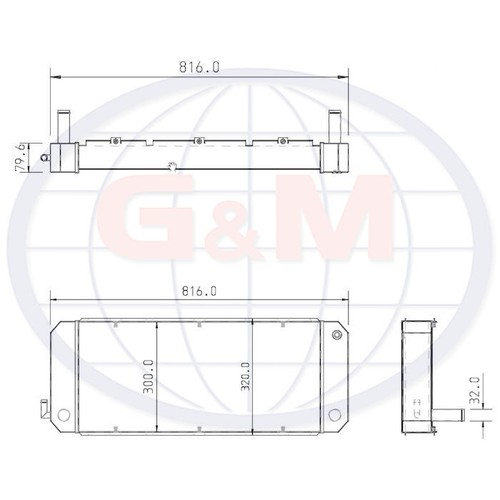 Radiator for bobcat skidsteer - radiator,