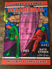 Date Stones - GILBERT & GEORGE Paradisical Pictures Signed Exhibition Poster