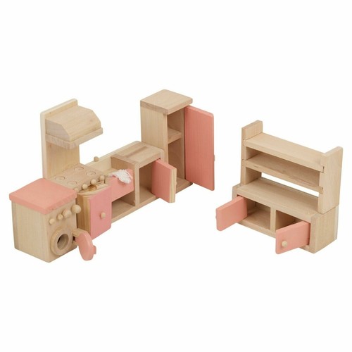 Children wooden doll house - doll,