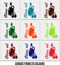 Kitchen Tile Stickers Tile Transfers Vinyl Decals OLIVE OIL Wall Stickers